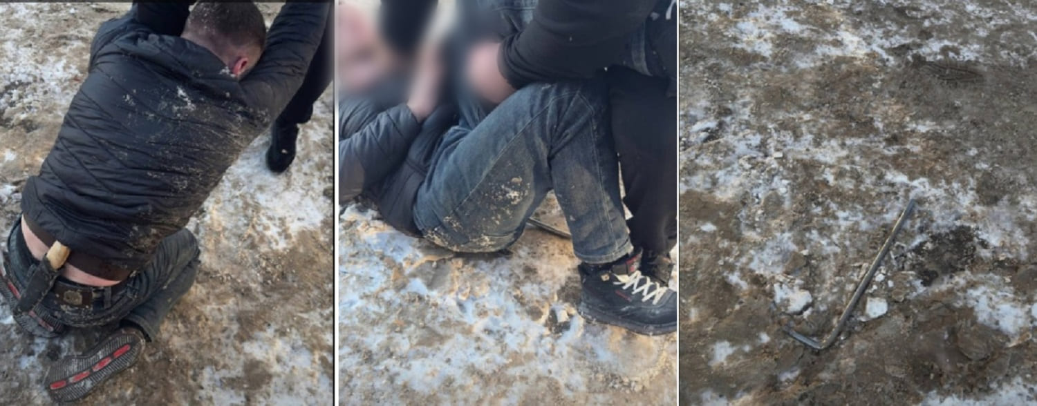 На Любецкой 23а пойман наркоман с ножом?