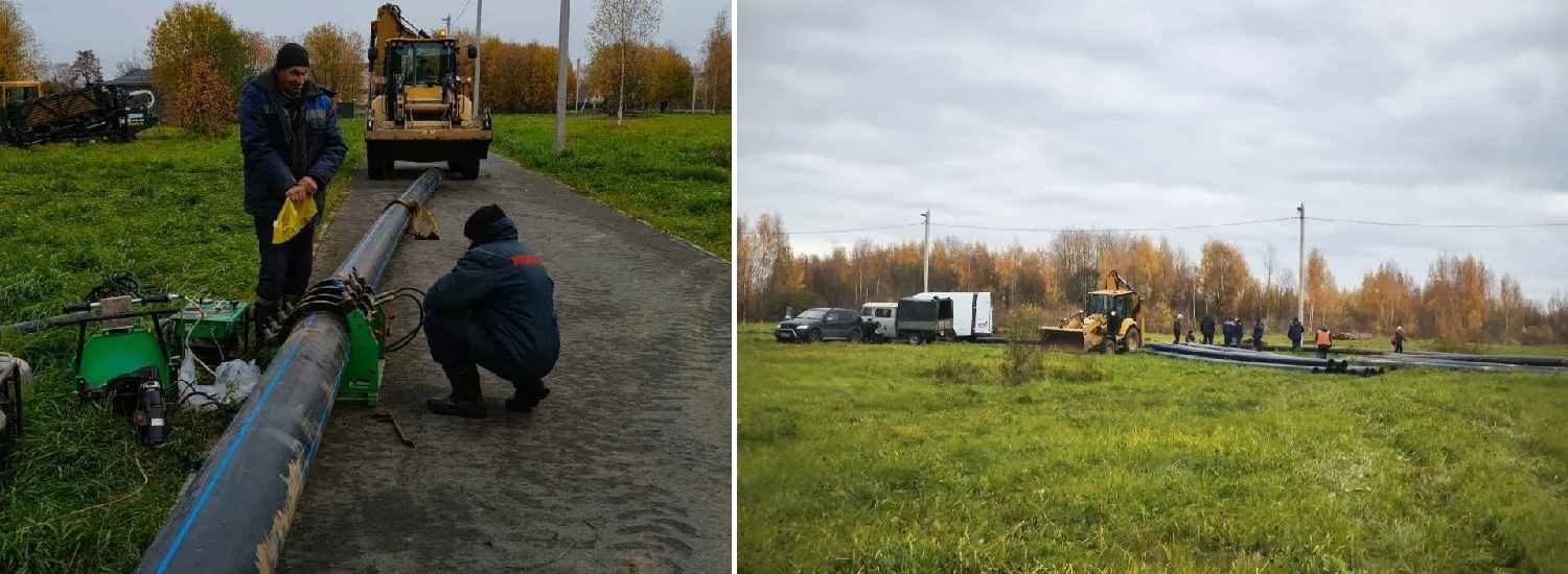 водопровод в ЗШК Череповца