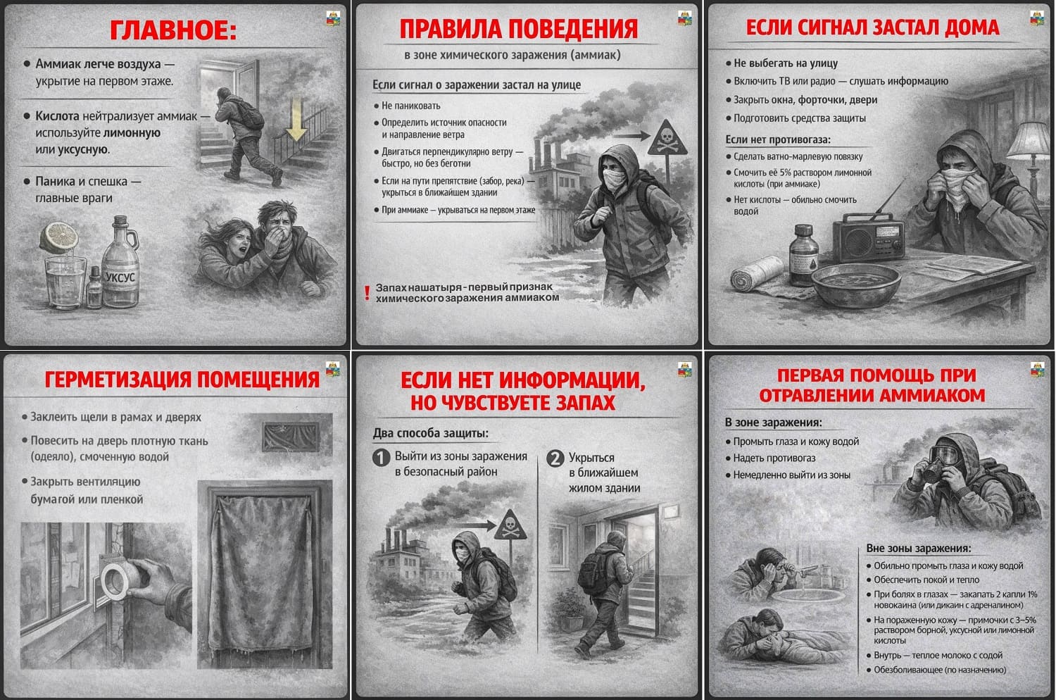 Что делать при заражении аммиаком