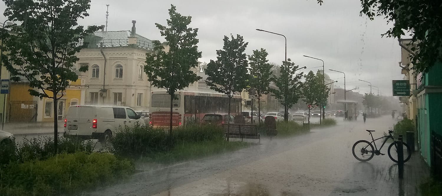 Ливень в Череповце