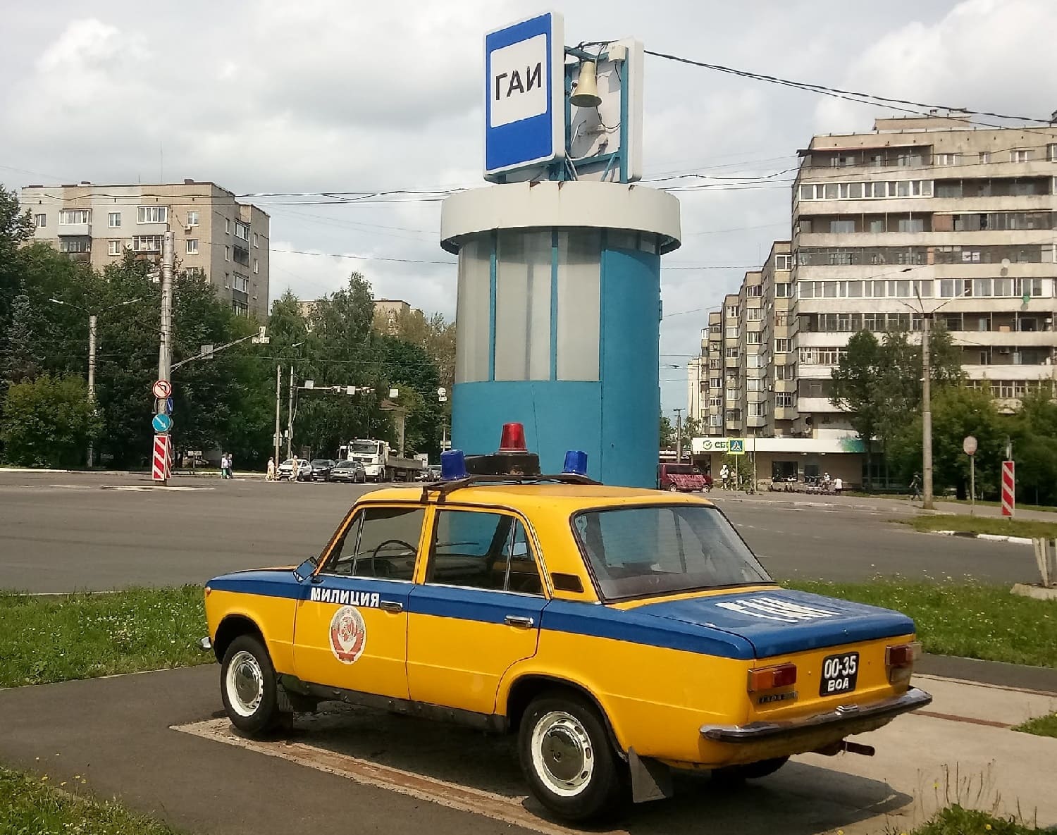 Арт-объект Пост ГАИ в Череповце